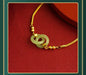 18K Gold Jade Round Bead Chain Bracelet Ali Express
