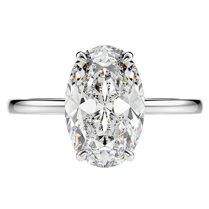 Oval Citrine Sapphire Gemstone Ring on Silver Wong Rain Aliexpress