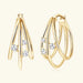 Kirin Palace Moissanite Hoop Earrings 3pcs Circle Trend Earrings For Women 925 Sterling Silver Original Charm Fine Jewelry FinNiche Jewels
